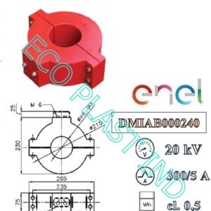 53 00 04 DMIAB000240 Transformator de masura curent JT, m. exterior, toroidal scindabil, 300/5 A