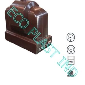 E10854  Transformator de masura tensiune, MT, m. interior, suport, monopolar, 6?3 kV//100?3/100/3, cl. 0,2 , Uf. 20 kV, Ut. 60 kV, 12,5 VA, conform fisei tehnice